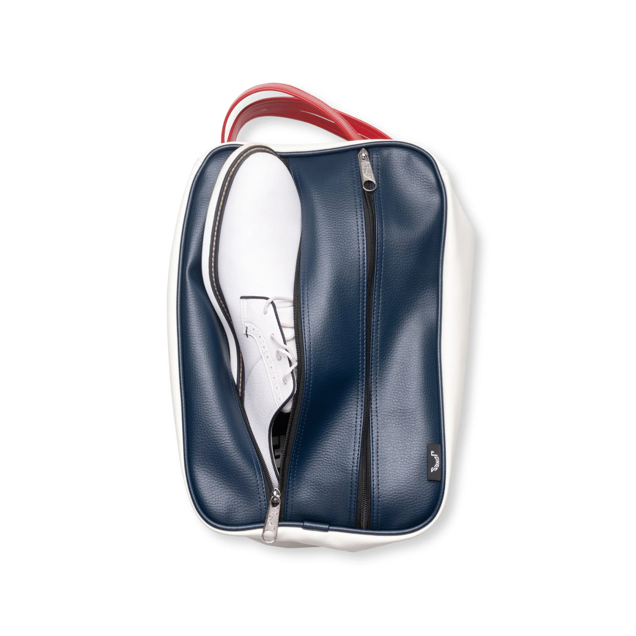 Classic Shoe Bag - Navy/Red/White - Image 4