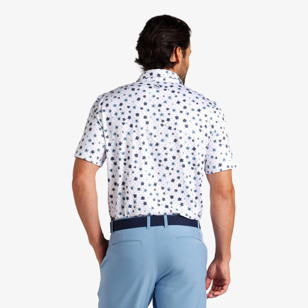 PUMA Men's CLOUDSPUN Floral Golf Polo - Image 2
