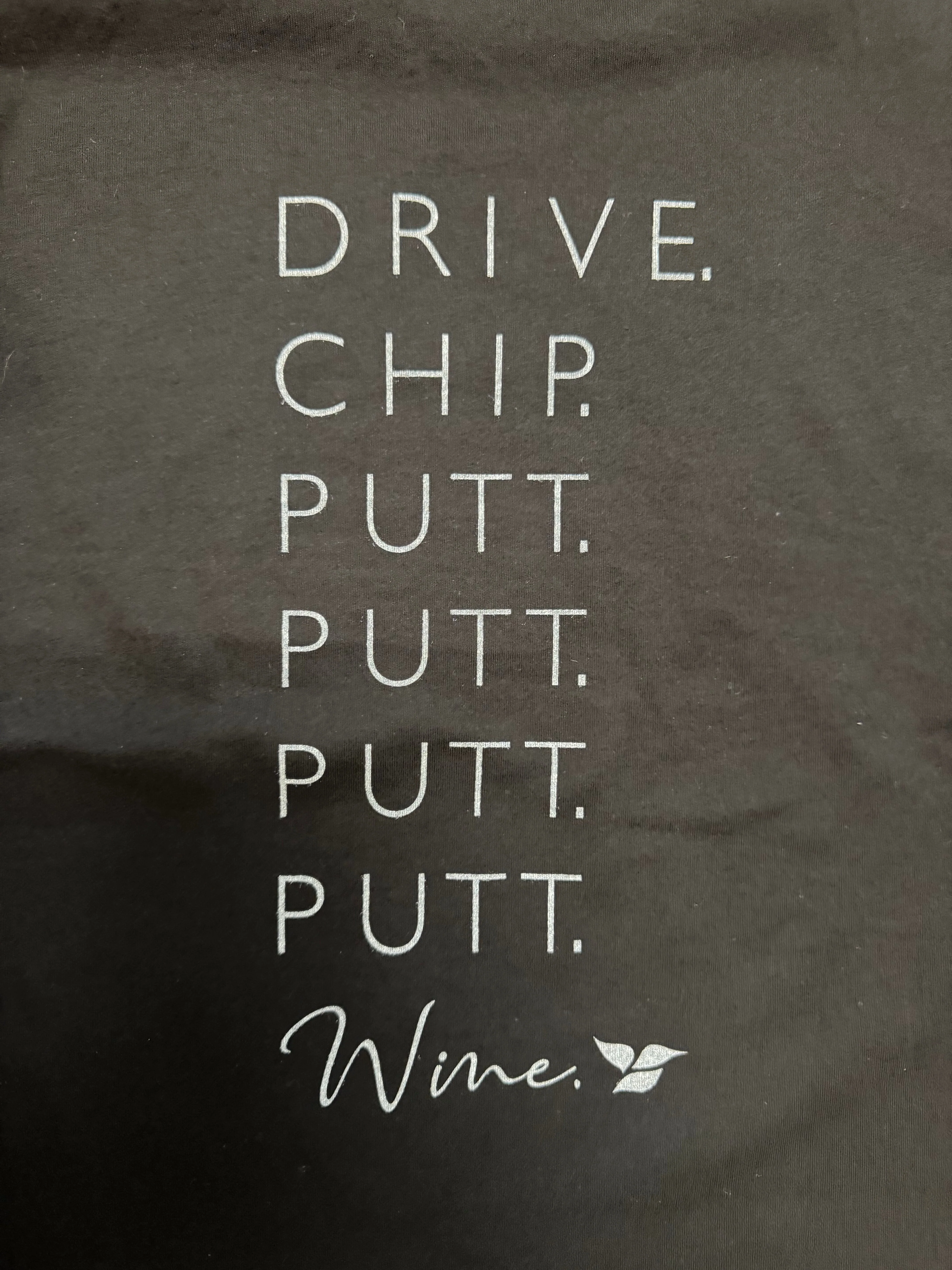 Putt, Putt Wine Crewneck Tee - Image 3