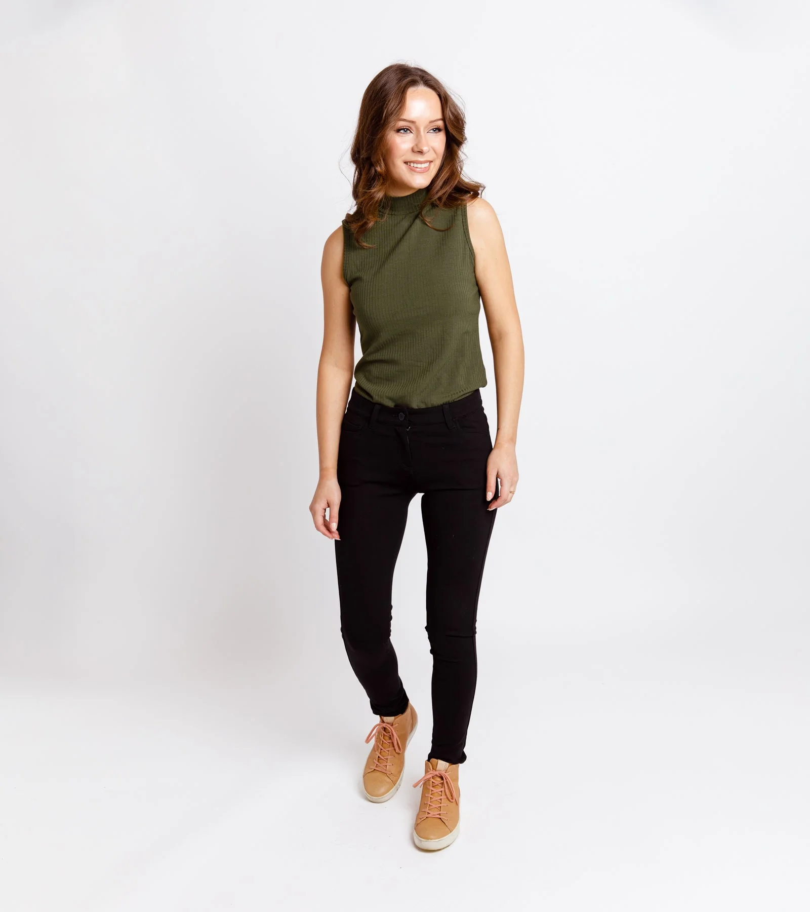 Seville Ribbed Mock Neck - Image 10